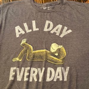 XL curious George graphic tee